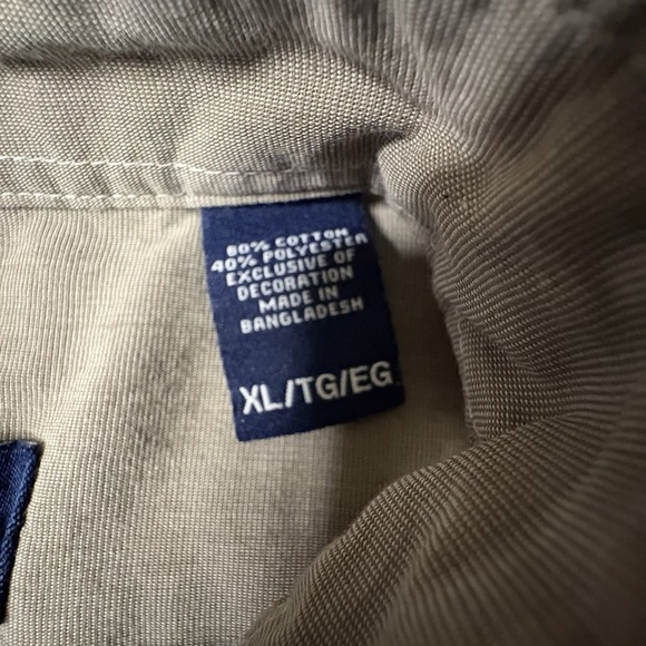 Chaps Men's XL Tan SS Button Up SEE DESCRIPTION - Picture 4 of 14